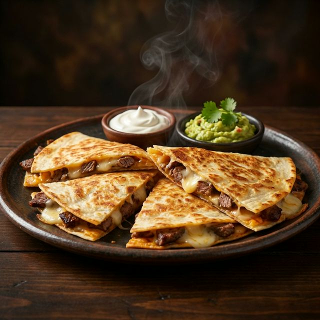 Crispy quesadillas